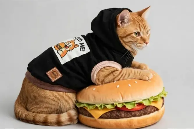Aboutpet Feed Me kedi köpek kıyafeti