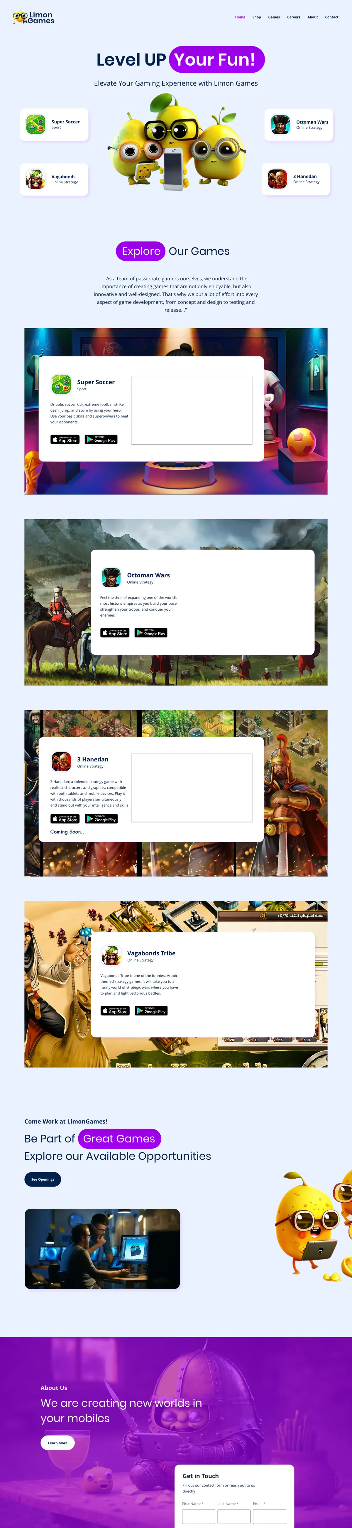 Limon Games — Website