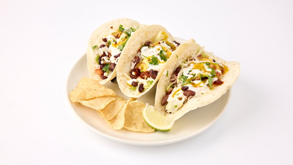 Pulled Oats Tacos · 3 kpl